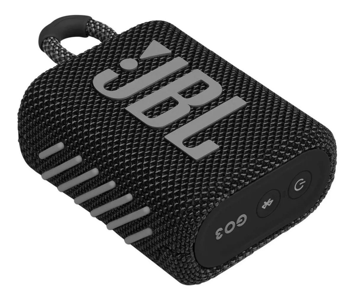 Bocina JBL Go 3 JBLGO3 portátil con bluetooth waterproof negra 127V